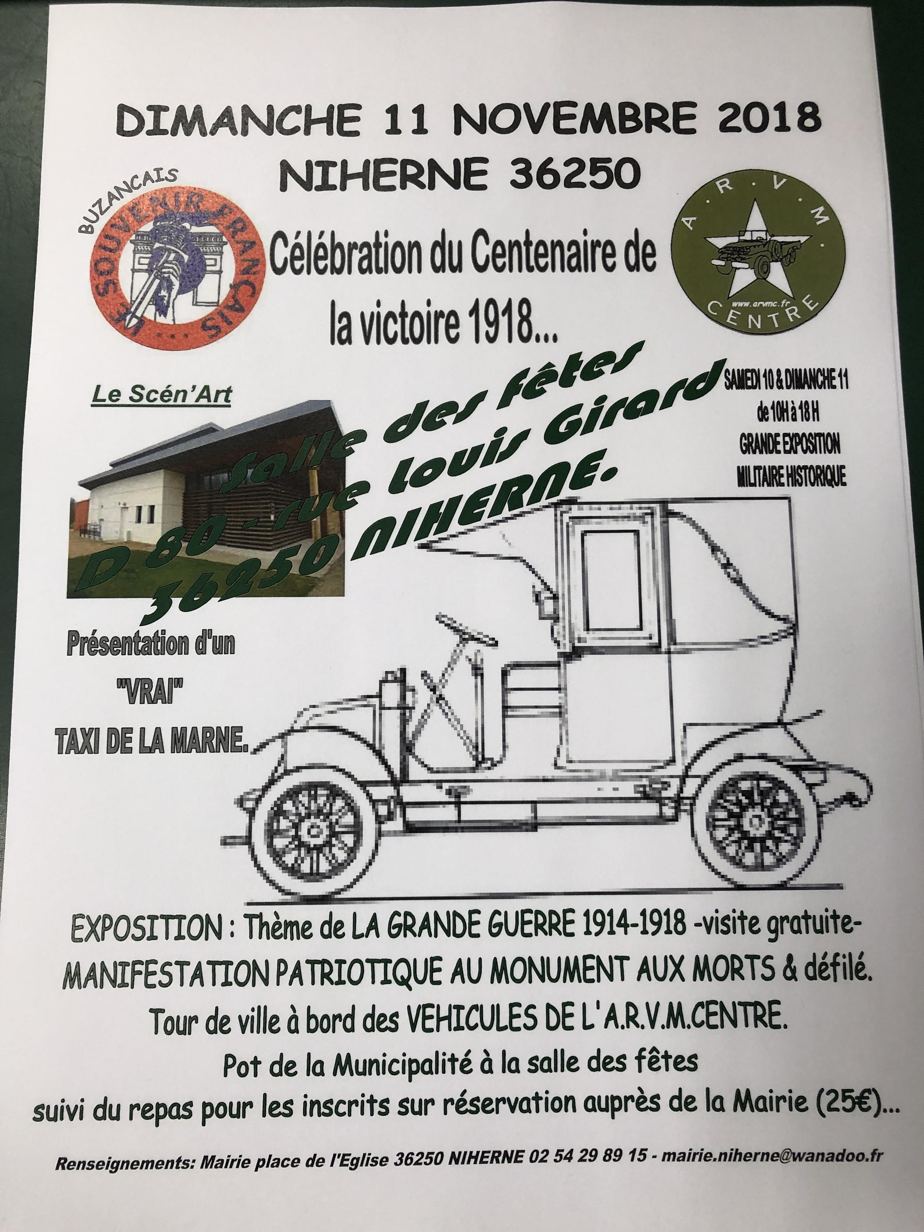 Centenaire 14-18 – NIHERNE